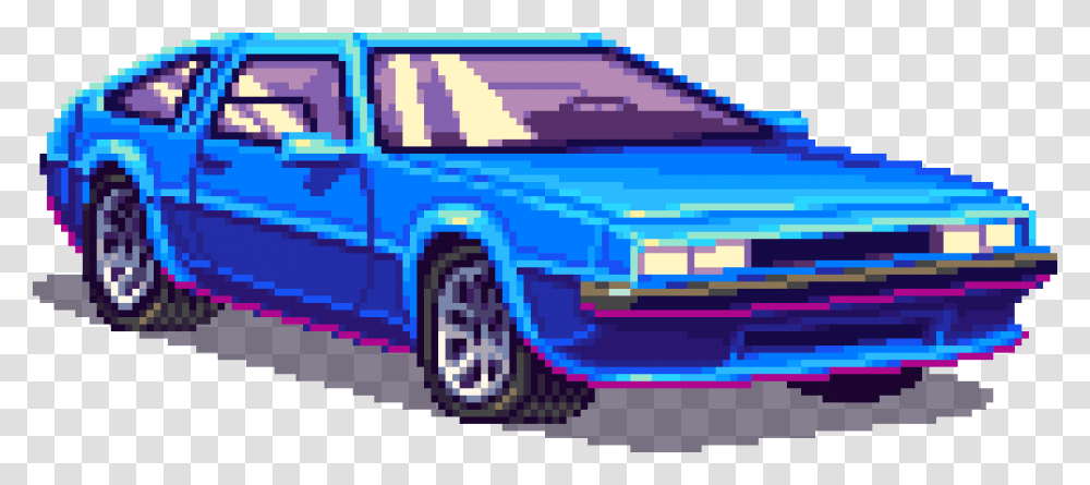 Retro 80s Car, Vehicle, Transportation, Automobile, Purple Transparent Png