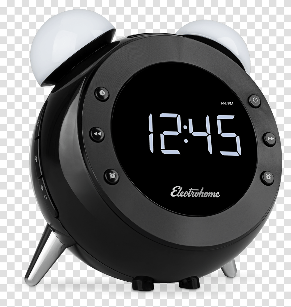 Retro Alarm Clock Radio Alarm Clock On Bedside, Helmet, Clothing, Apparel, Digital Clock Transparent Png