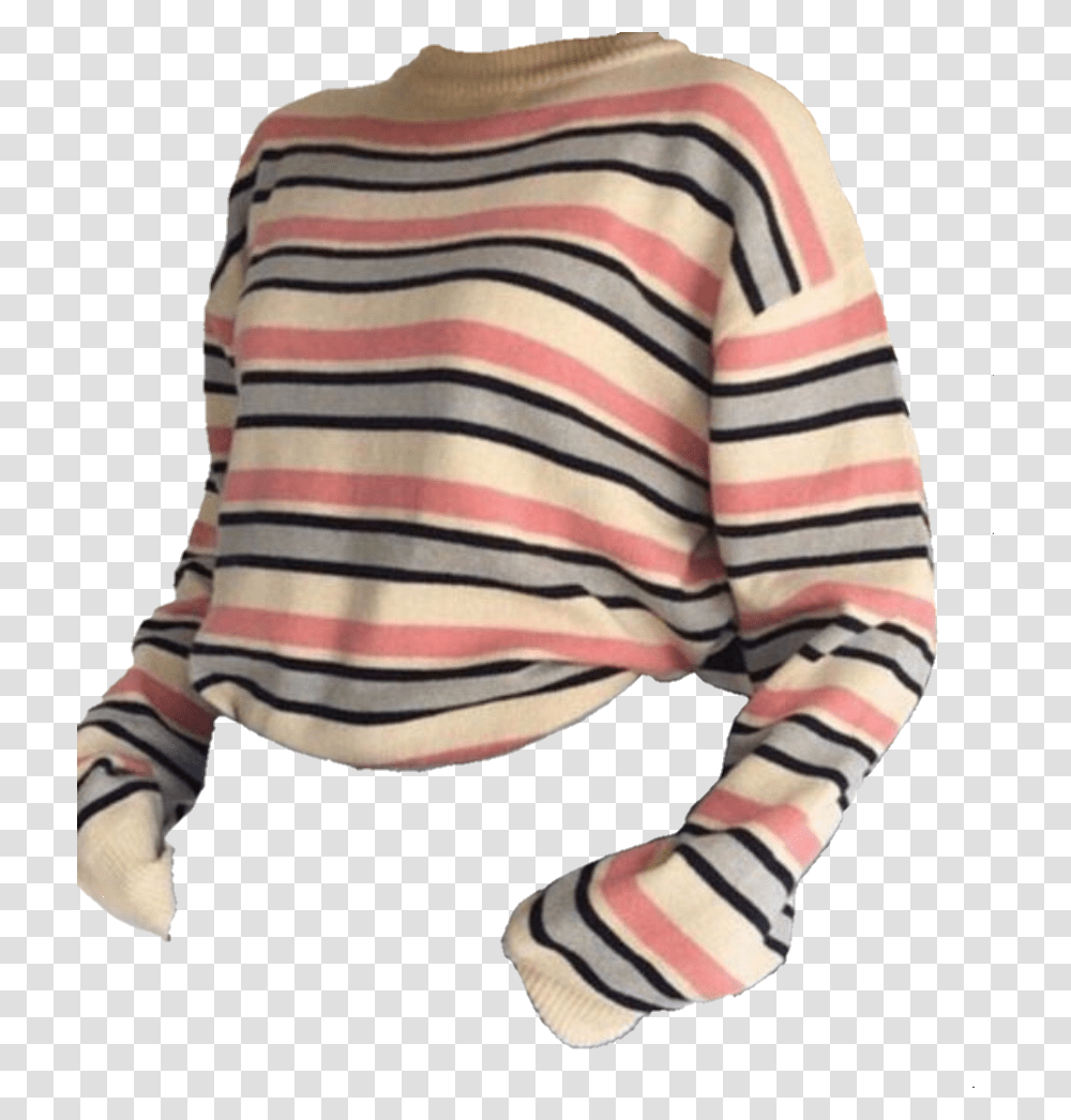 Retro And Sweater Image Vintage Aesthetic Clothes, Sleeve, Person, Face Transparent Png