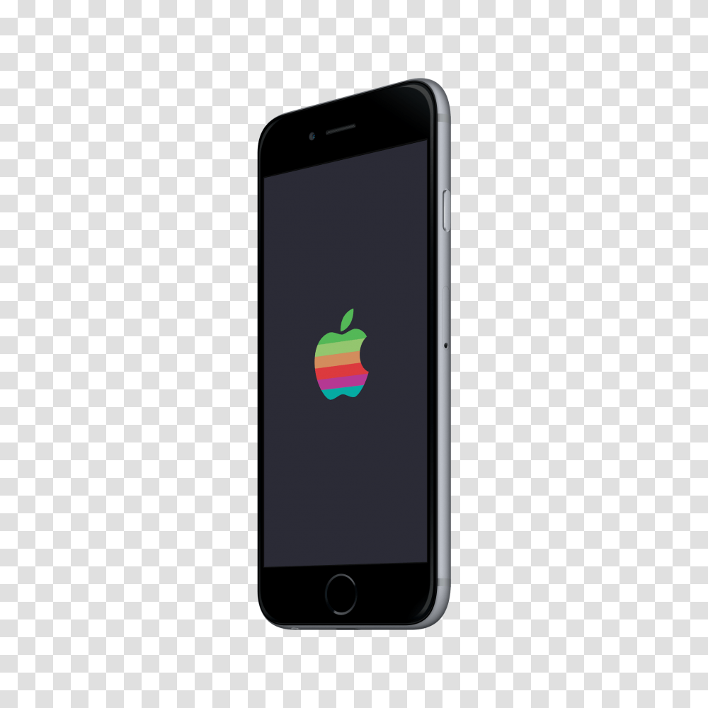 Retro Apple Logo Wwdc Wallpapers, Mobile Phone, Electronics, Cell Phone, Iphone Transparent Png