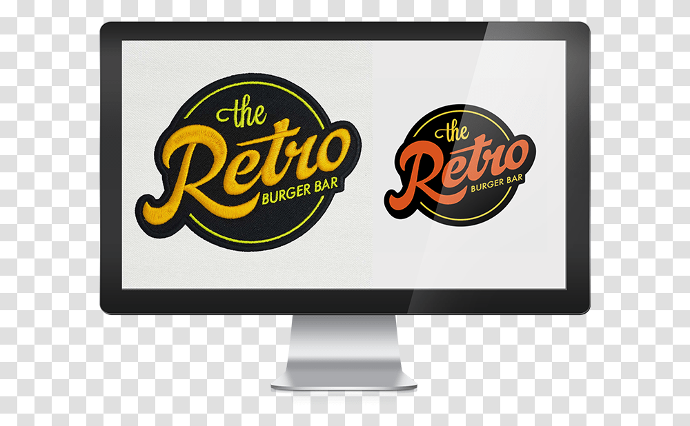 Retro Burger Bar, Logo, Billboard Transparent Png