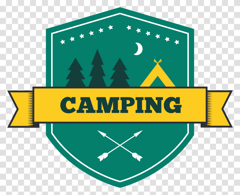 Retro Camper Clipart Vector Camp Icon, Logo, Trademark Transparent Png