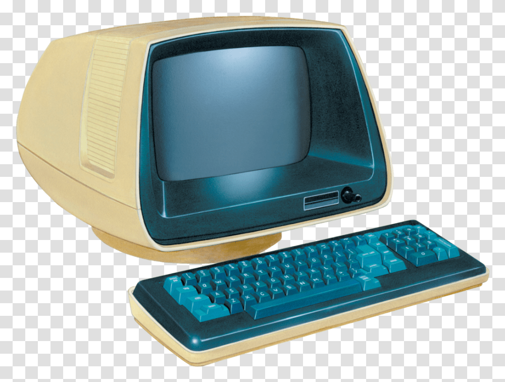 Retro Computer Retro Computer, Electronics, Computer Keyboard, Computer Hardware, Screen Transparent Png