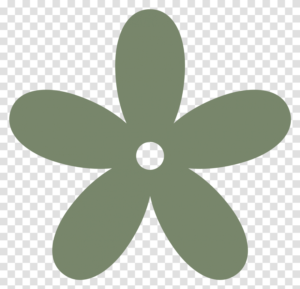 Retro Flower 8 Color Colour Camouflage Green Peace Red Flower Clipart, Machine, Gray, Propeller Transparent Png
