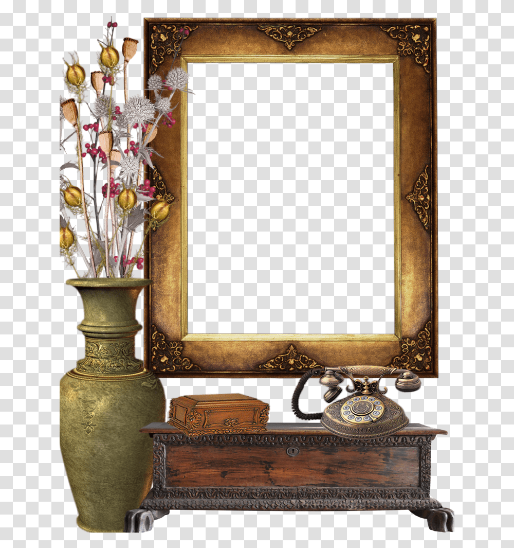 Retro Frame, Plant, Flower, Blossom, Flower Arrangement Transparent Png