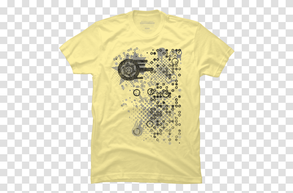 Retro Halftone Abstract Circles And Dots T Shirt By T Shirt, Apparel, T-Shirt Transparent Png