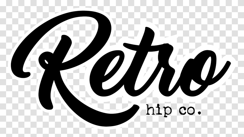 Retro Hip Co, Calligraphy, Handwriting, Label Transparent Png