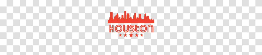 Retro Houston Skyline, Logo, Label Transparent Png