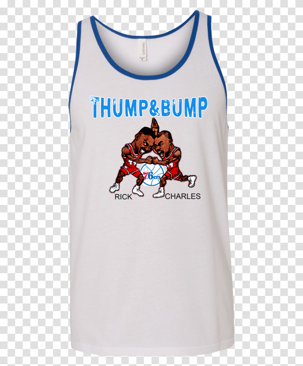 Retro Mahorn Amp Barkley Thump And Bump Inspired Unisex Active Tank, Apparel, Person, Human Transparent Png
