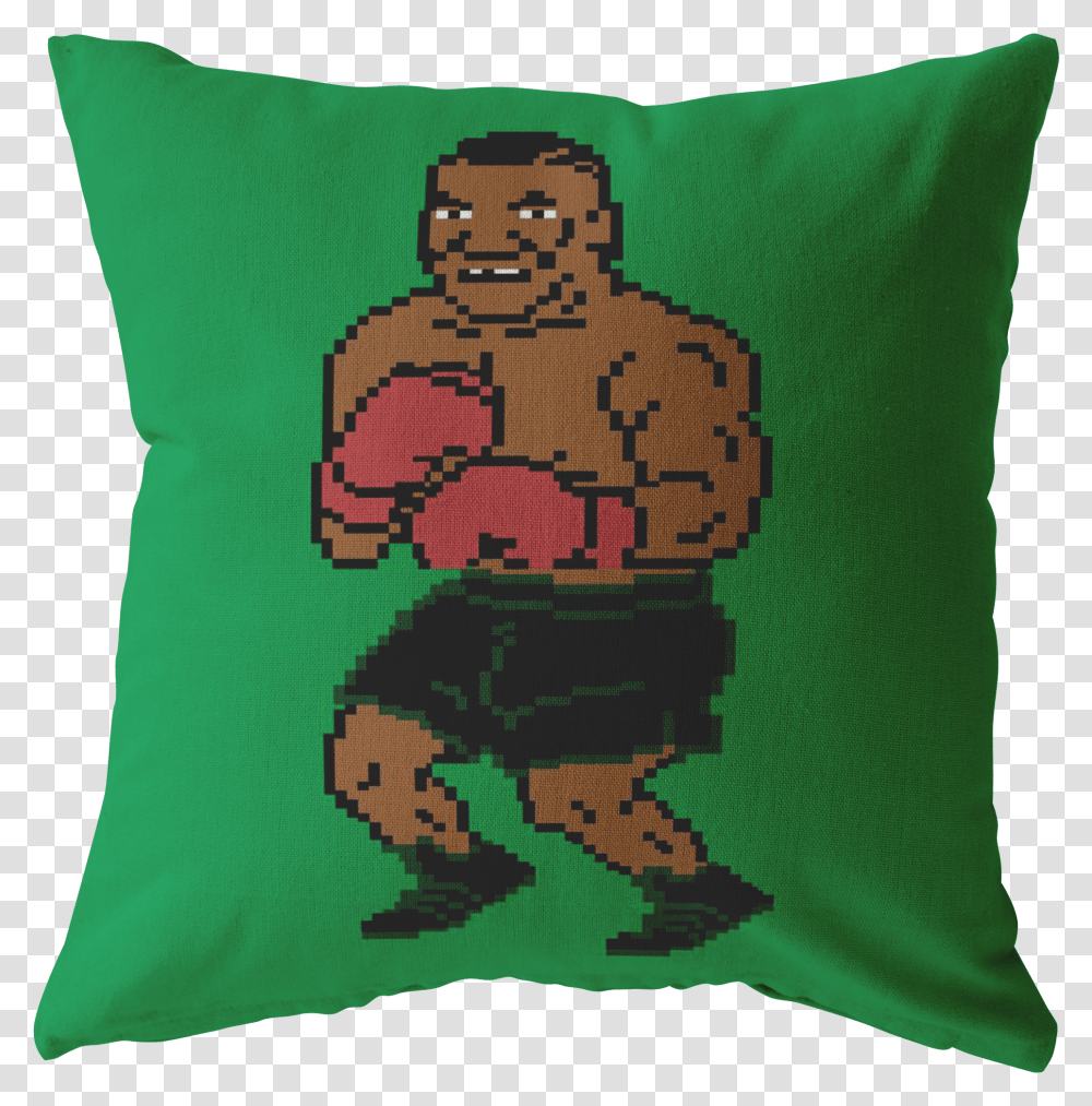 Retro Mike Tyson Punchout Inspired PillowClass Pillow, Cushion, Rug Transparent Png