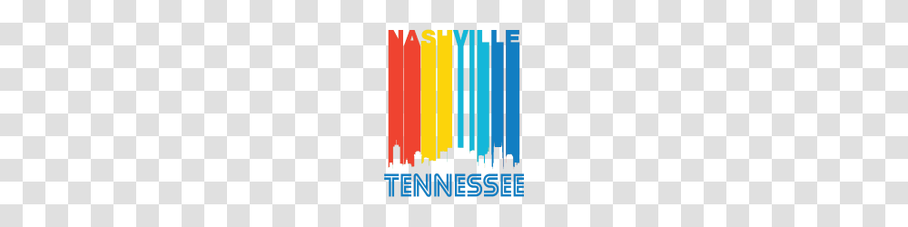 Retro Nashville Skyline, Gate, Metropolis, City Transparent Png