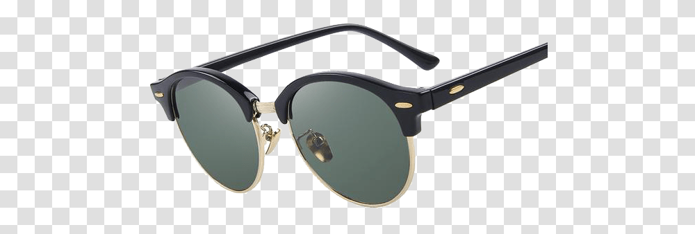 Retro Rivet Semi Rimless SunglassesClass Unisex Sunglasses, Accessories, Accessory, Goggles Transparent Png
