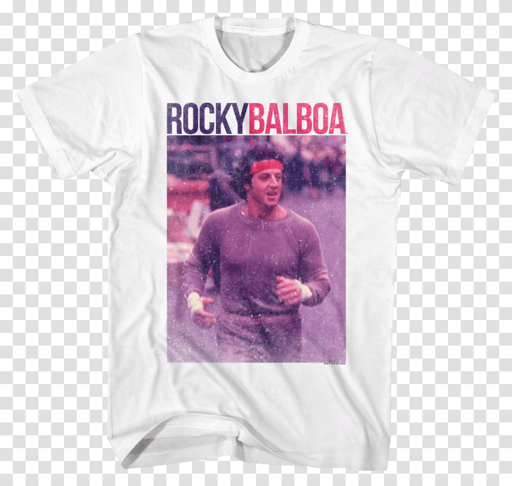 Retro Rocky Balboa T Shirt Dexter's Lab T Shirt, Apparel, Person, Human Transparent Png