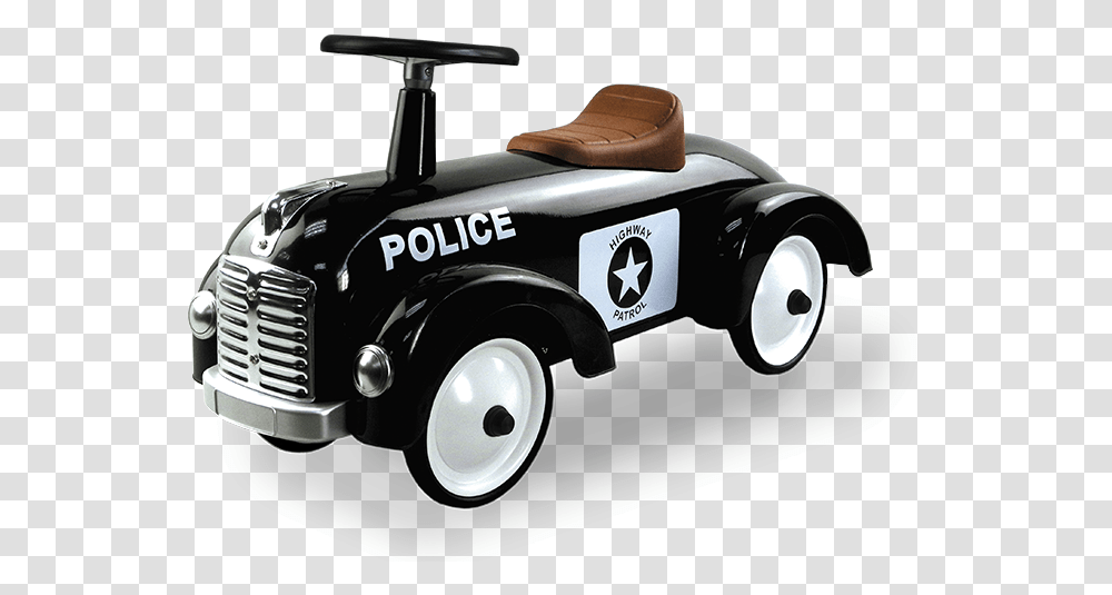 Retro Roller Speedster Bobby Toy Ride On Old Police Car, Vehicle, Transportation, Sports Car, Jeep Transparent Png