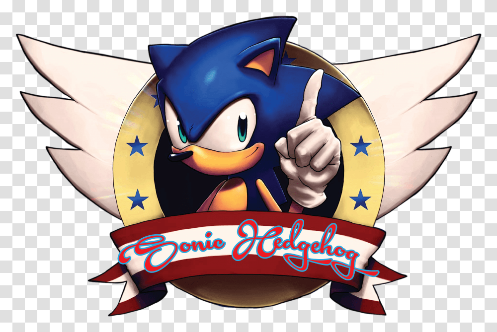 Retro Sonic Sonic The Hedgehog, Hand, Helmet, Apparel Transparent Png