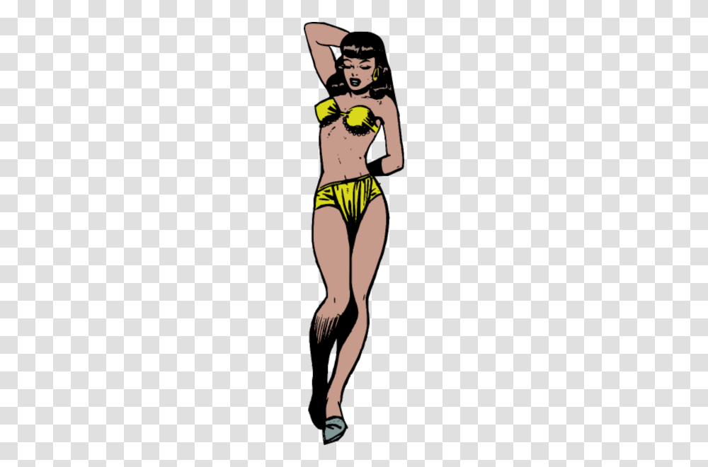 Retro Style Pinup Harem Girl, Person, People, Thigh Transparent Png