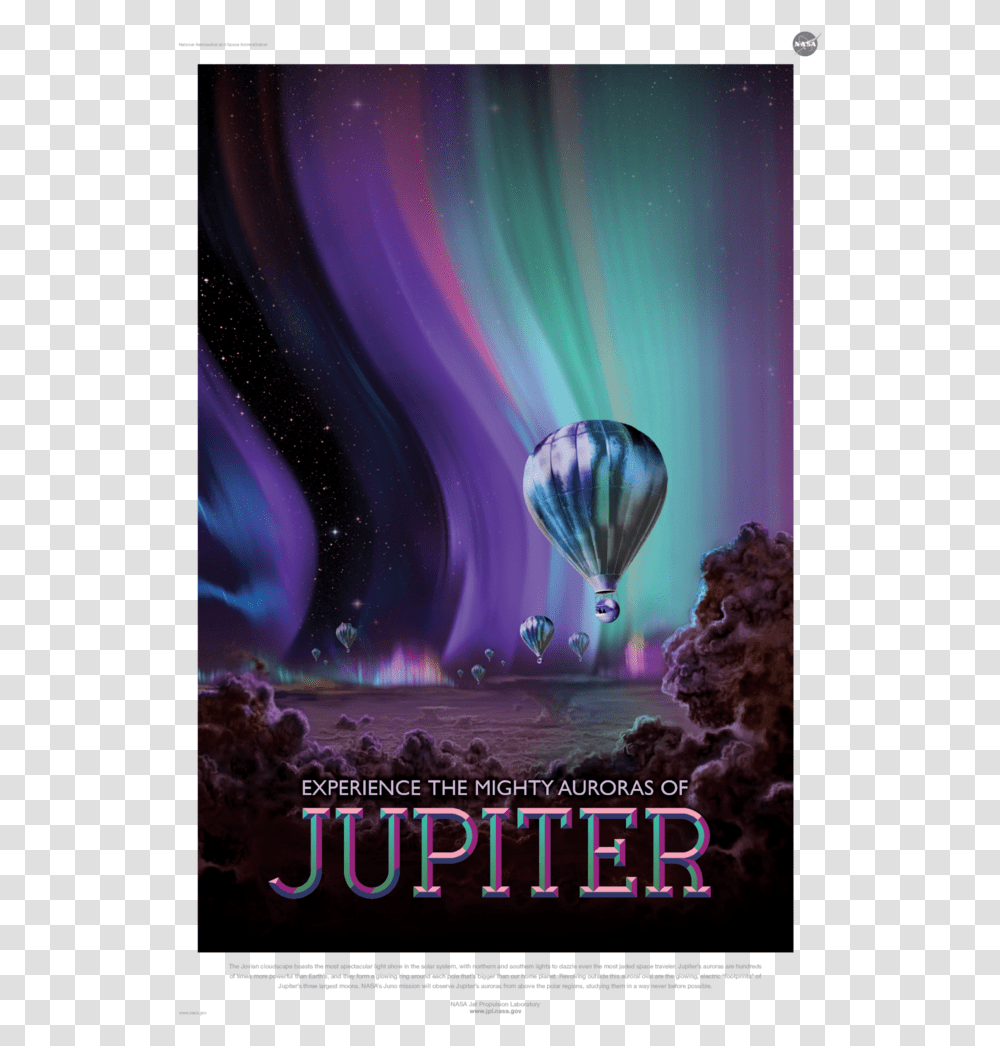Retro Style Space Posters, Advertisement, Hot Air Balloon, Aircraft, Vehicle Transparent Png
