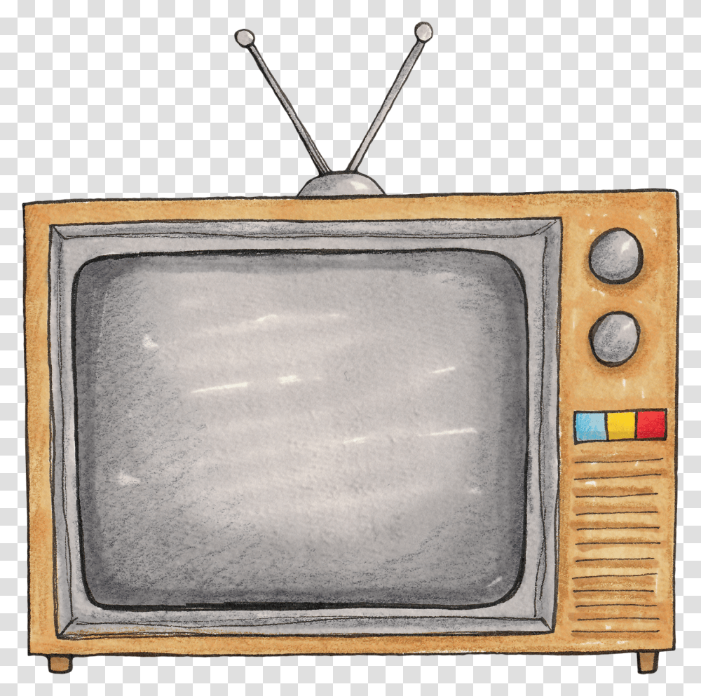 Retro Television Portable Network Graphics, Monitor, Screen, Electronics, Display Transparent Png