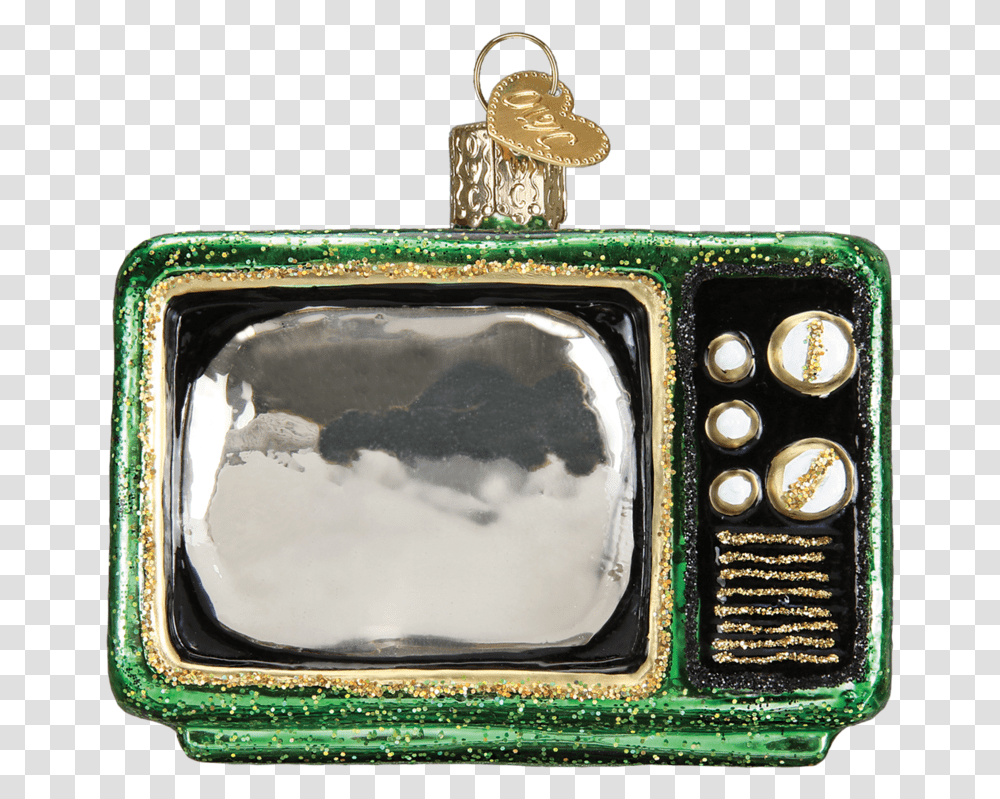 Retro Tube Tv Old World Christmas Ornament Tv Christmas Ornaments, Monitor, Screen, Electronics, Display Transparent Png