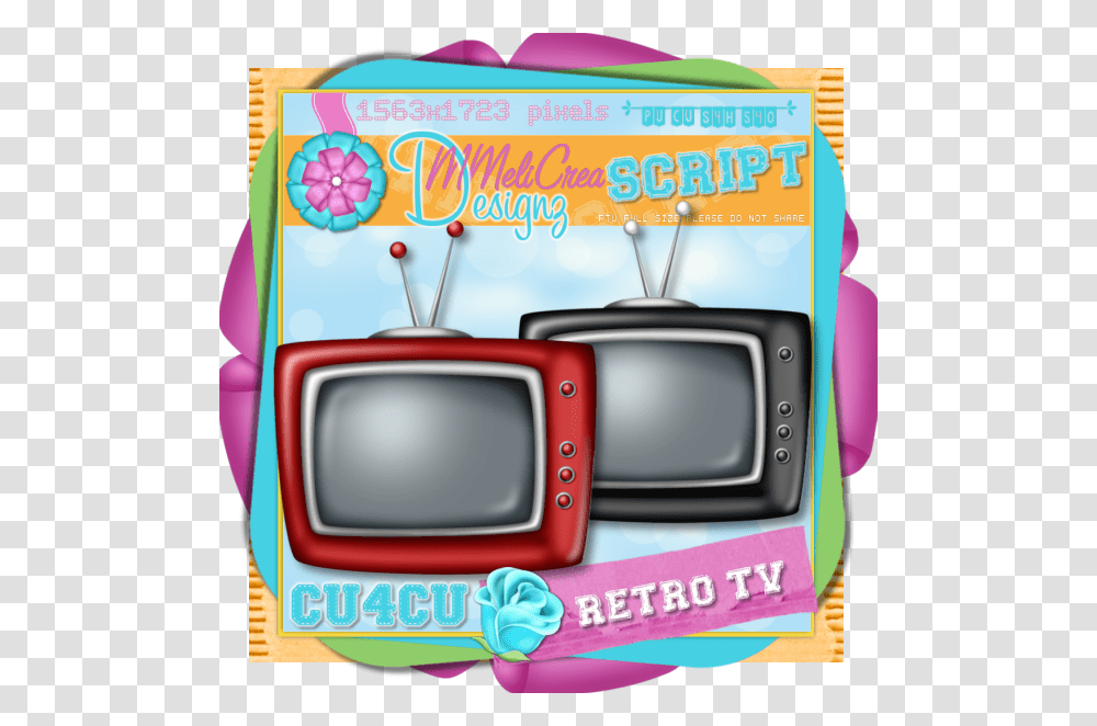 Retro Tv Script Portable Network Graphics, Monitor, Screen, Electronics, Display Transparent Png