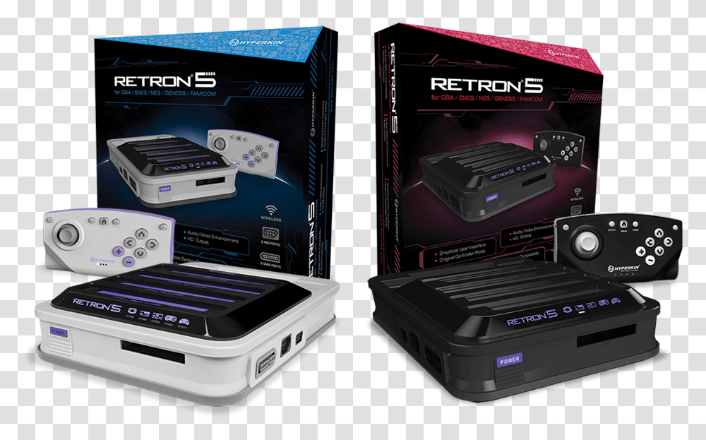 Retron 5 Packshots Retron 1, Electronics, Machine, Hardware, Projector Transparent Png