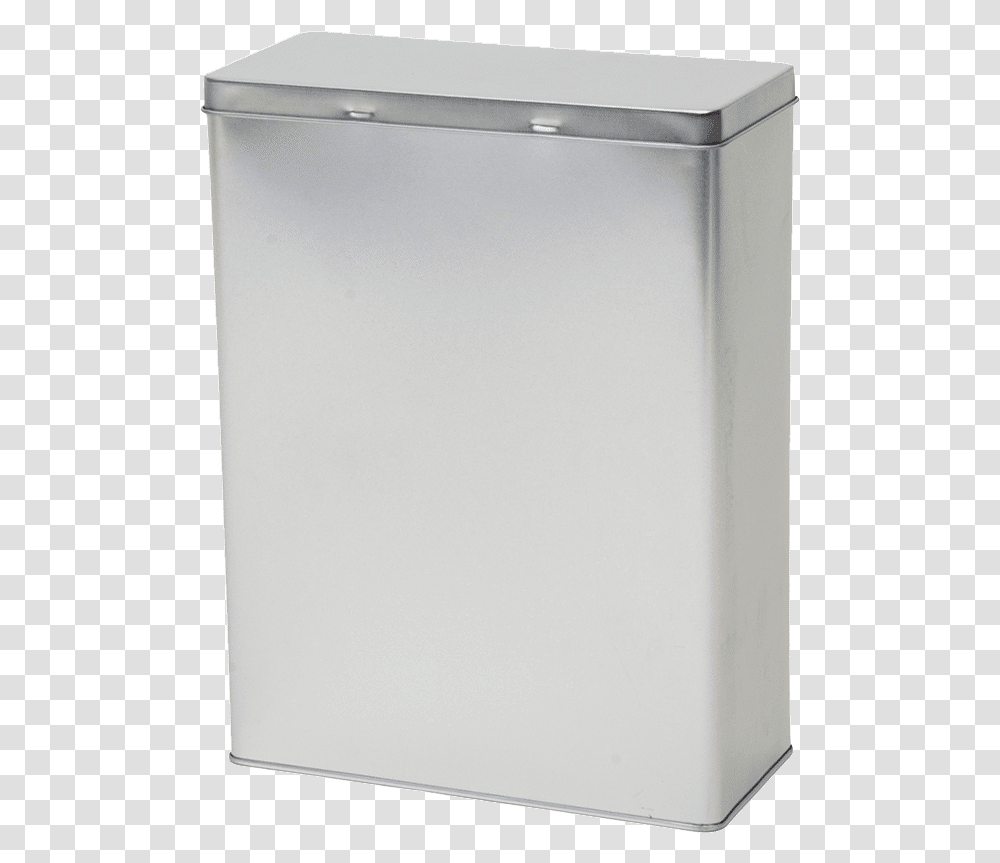 Rettangolare Alta Silver Box, Jar, Tin, Can, Appliance Transparent Png