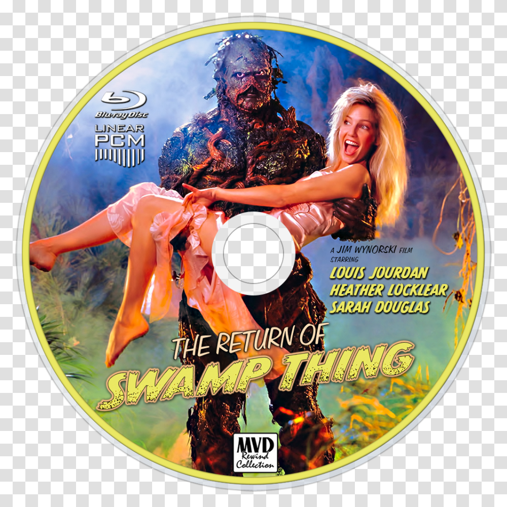 Return Of Swamp Thing Poster, Disk, Dvd, Person, Human Transparent Png