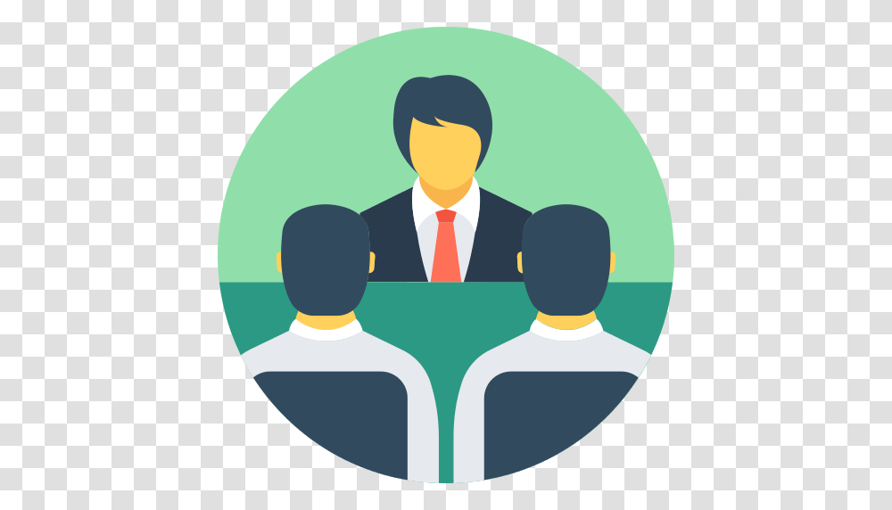 Reunion Interview Icon, Person, Crowd, Audience, Speech Transparent Png