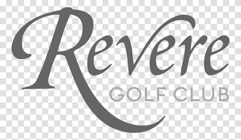 Revere Logo New1 01 Revere Golf Lexington Course, Alphabet, Handwriting, Label Transparent Png