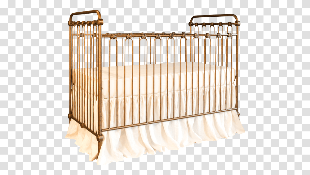 Reverie Varns Bratt Decor Joy Crib Gold, Furniture Transparent Png