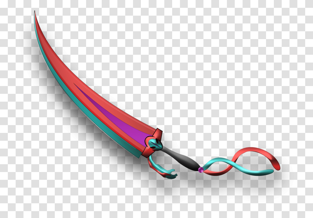 Reversed Gijinka Deoxys Normal Form Necklace, Scissors, Blade, Weapon, Weaponry Transparent Png