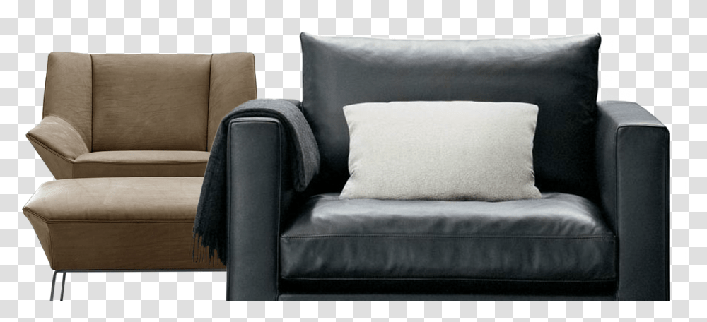 Reversi Armchair Molteni, Furniture, Couch, Cushion, Pillow Transparent Png