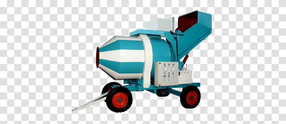 Reversible Concrete Mixer, Machine, Truck, Vehicle, Transportation Transparent Png