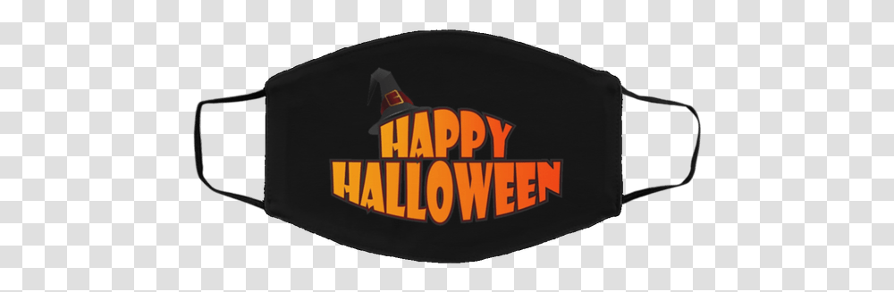 Reversible Halloween Logo Brand Face Masks Tulipshirt, Clothing, Text, Symbol, Hat Transparent Png