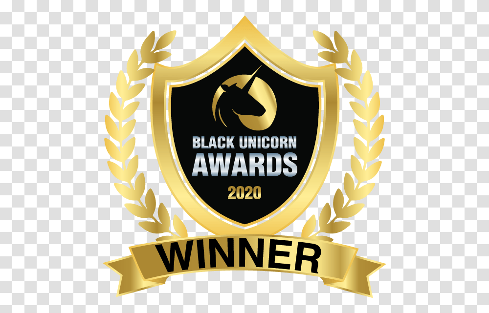 Reversinglabs Named Winner In Black Unicorn Awards For 2020 Black Unicorn 2020 Winner, Logo, Symbol, Trademark, Badge Transparent Png