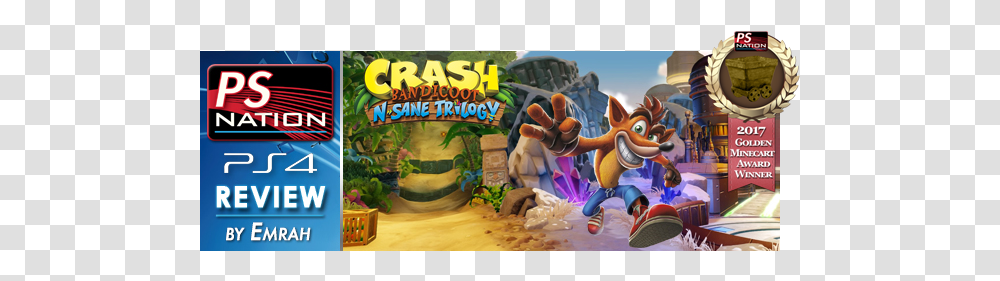 Review Crash Bandicoot N Sane Trilogy Ps4 - Playstation Banner De Dragon Ball Ps4, Toy, Angry Birds, Cottage, House Transparent Png