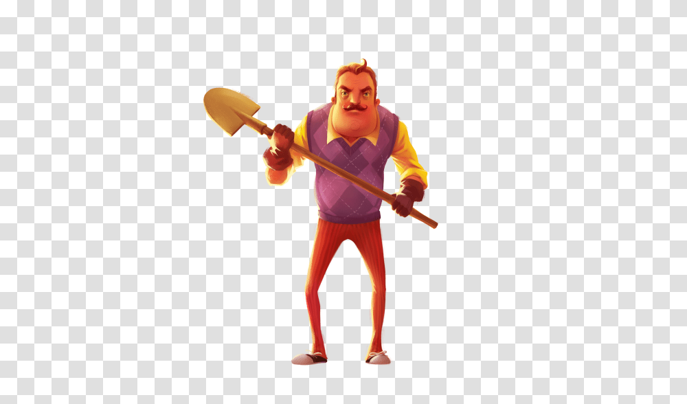 Review Hello Neighbor Is Inspired But Not Neighborly Pc Video, Person, Oars, Cleaning, Paddle Transparent Png