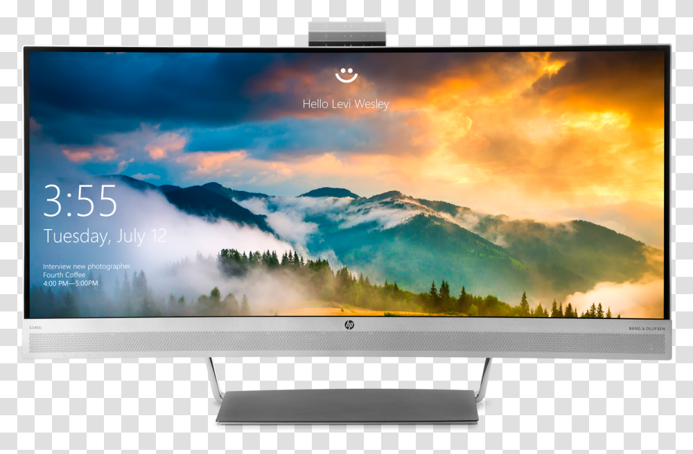 Review Hp Envy 24 Hp Envy 34 Curved Display Download, Monitor, Screen, Electronics, LCD Screen Transparent Png