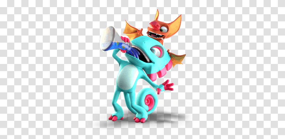 Review Yooka Laylee And The Impossible Lair Culture Of Gaming Yooka Laylee Impossible Lair, Toy, Figurine, Dragon, Alien Transparent Png