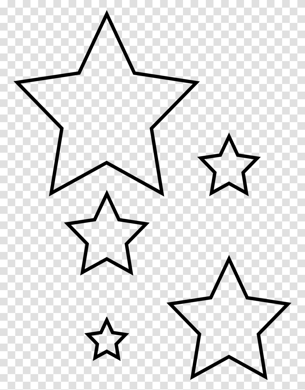 Revisited Star Cut Out Printable Template Red White Black Cut Out Stars, Gray, World Of Warcraft Transparent Png