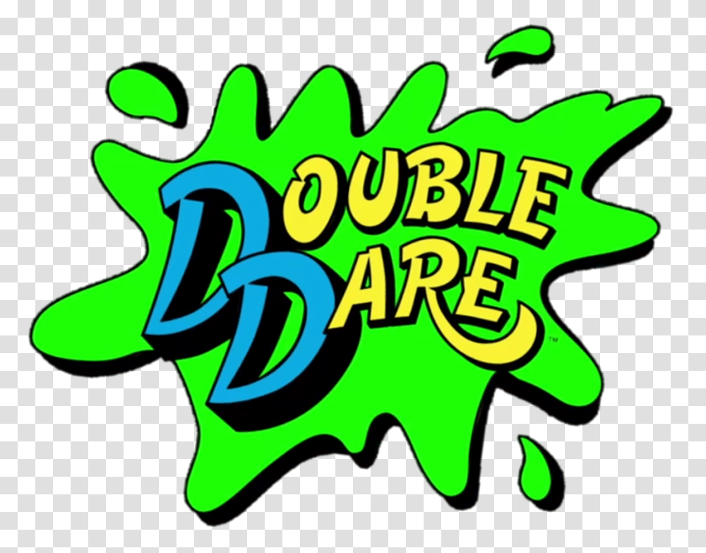 Revive Classic Game Show Dare Double Dare Logo, Text, Parade, Crowd, Alphabet Transparent Png