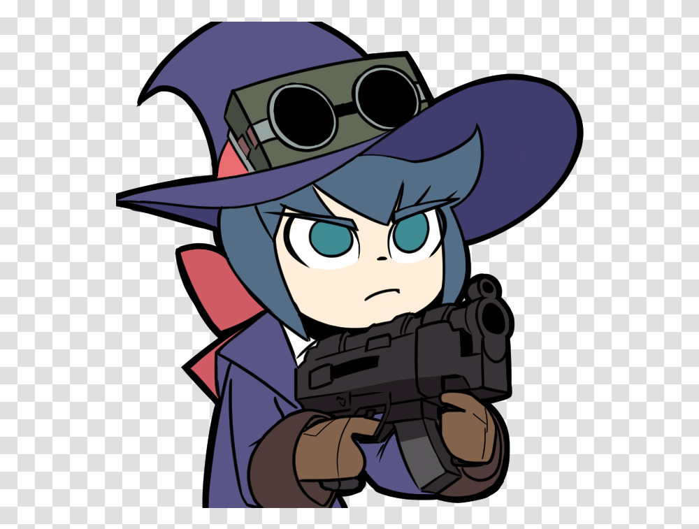 Revlimit Yung Little Witch Academia Constanze Holding Gun, Sunglasses, Accessories, Accessory, Binoculars Transparent Png