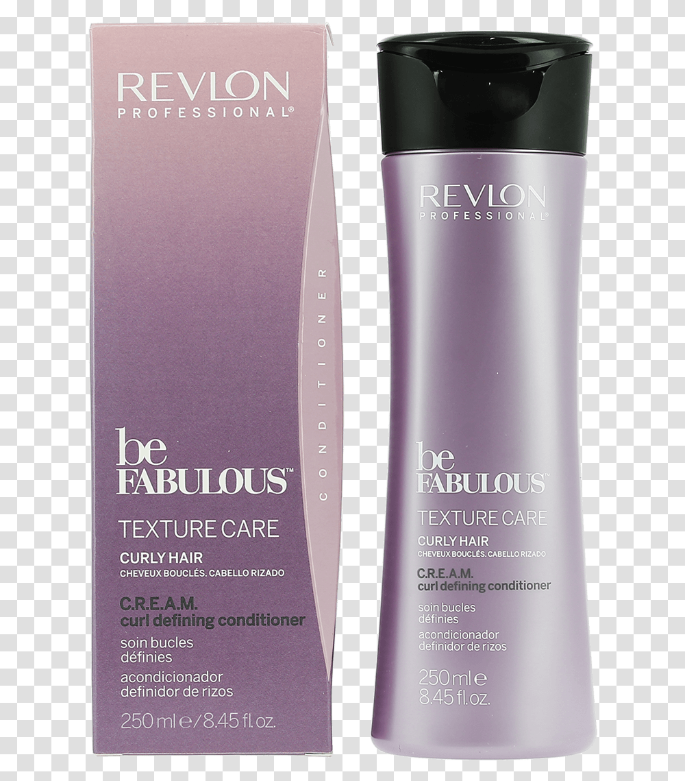 Revlon Be Fabulous Texture Care Curly Hair Conditioner Cosmetics, Book, Bottle, Shampoo, Shaker Transparent Png