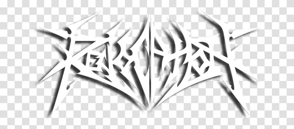 Revocation Official Website Black Metal Logo, Stencil, Snowflake, Spider Web Transparent Png
