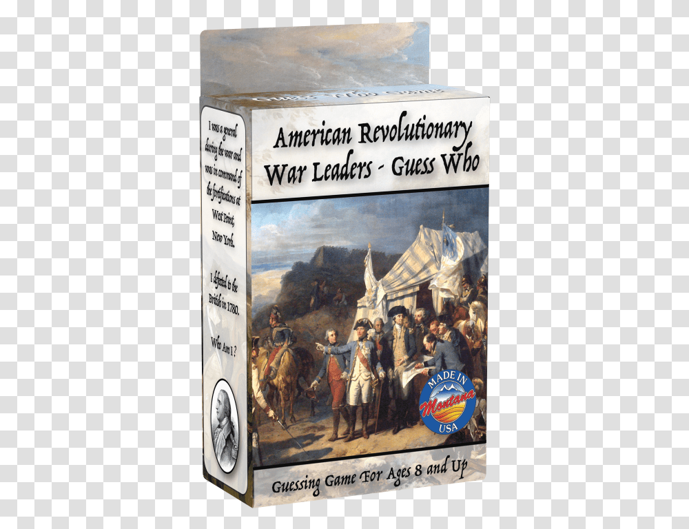 Revolutionary War Leaders Guess Who Travel Card Game Siege Of Yorktown, Person, Human, Poster, Advertisement Transparent Png