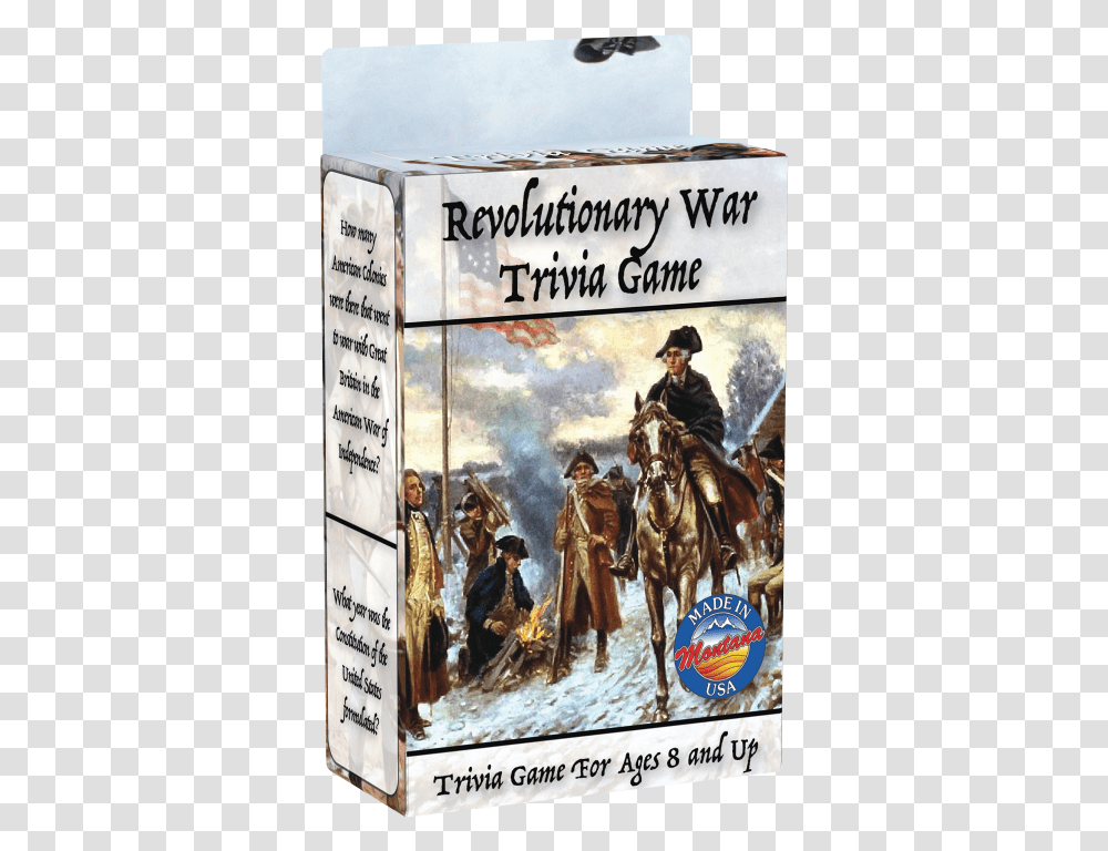 Revolutionary War Trivia Card Game, Person, Poster, Advertisement, Horse Transparent Png