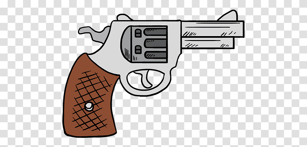 Revolver Cartoon, Handgun, Weapon, Weaponry Transparent Png