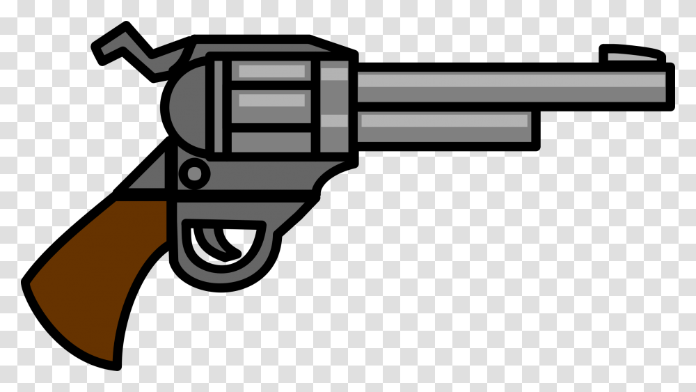 Revolver Gun Clipart, Weapon, Weaponry, Handgun Transparent Png