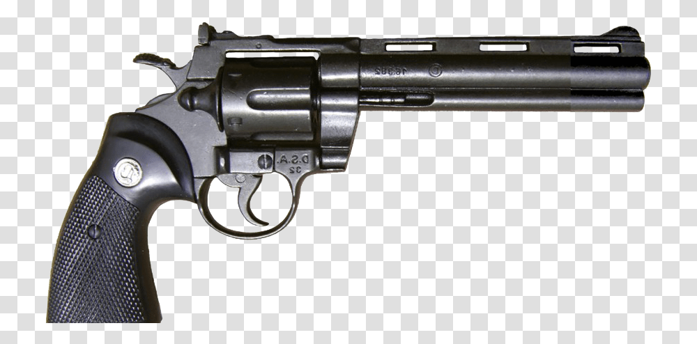 Revolver Python, Gun, Weapon, Weaponry, Handgun Transparent Png