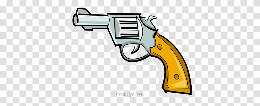 Revolver Royalty Free Vector Clip Art Illustration, Handgun, Weapon, Weaponry Transparent Png